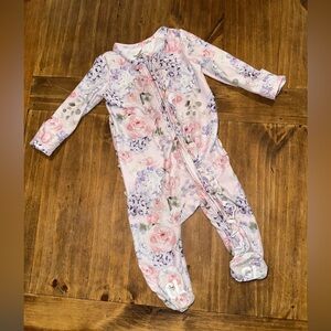 Caden Lane 3-6 months ruffle pajamas